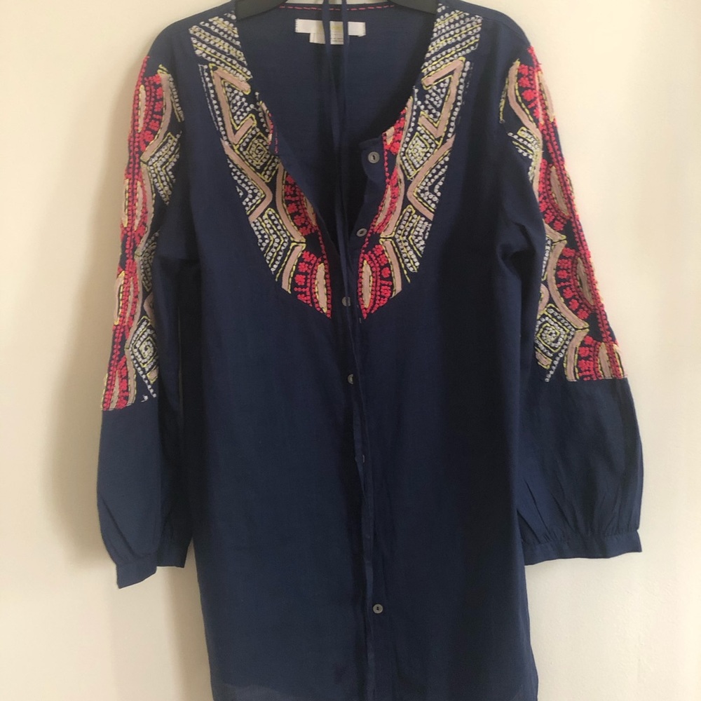 BoHo Button Down Tunic